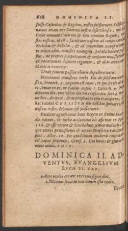 Dominica II. Adventus ...