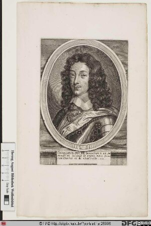 Bildnis Carlo II. (Gonzaga-Nevers), Herzog von Mantua und Montferrat (reg. 1637(47)-1665)