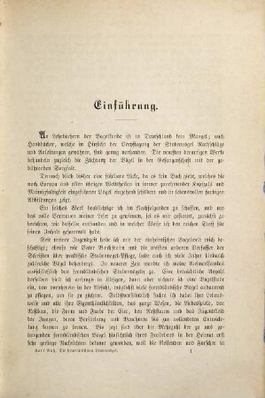 Die fremdländischen Stubenvögel : ihre Naturgeschichte, Pflege und Zucht, 1. Die körnerfressenden fremdländischen Stubenvögel : Hartfutter- oder Samenfresser