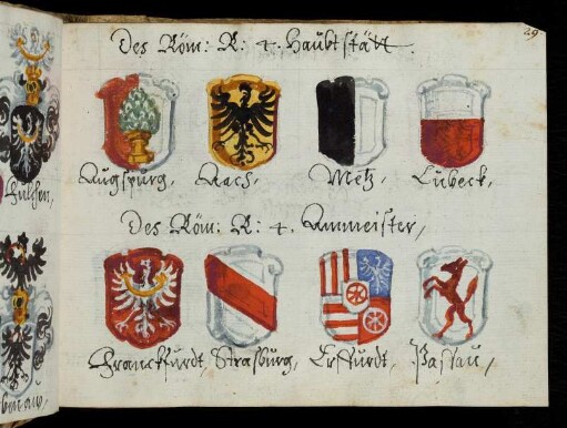 29-33 Hauptstädte, Ammeister...