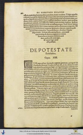 De potestate ecclesiastica