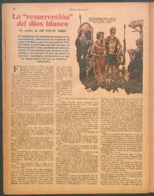 La "resurrección" del dios blancos : Un cuento de Sir Philip Gibbs