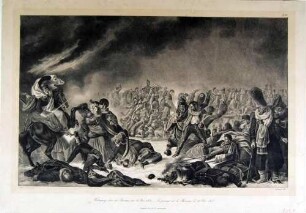 Übergang über die Beresina am 28. November 1812, aus: “Blatter aus meinen Portefeuille im Laufe des Feldzugs 1812 ...”