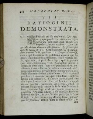 Vis Ratiocinii Demonstrata.