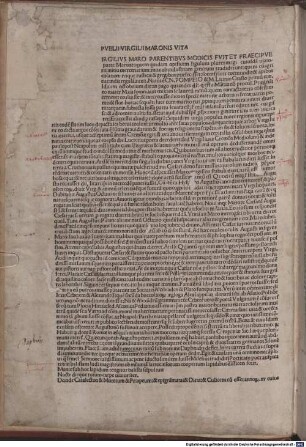 Bucolica : mit Vita Vergilii und Vorrede zu den Bucolica von Aelius Donatus in der 'Donatus auctus'-Fassung