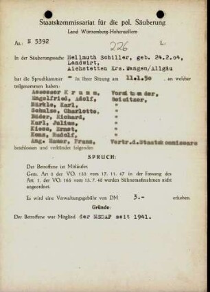 Schiller, Hellmuth