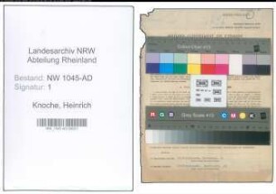 Entnazifizierung Heinrich Knoche , geb. 22.08.1900 (Beamter)