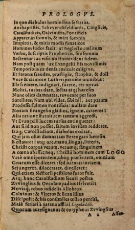 Phasma: Hoc est; Comoedia Posthuma, Nova Et Sacra: De Variis Haeresibus Et Haeresiarchis; Qui Cum Luce renascentis per Die[!] gratia[m] Evangelii hisce novissimis temporibus extiterunt
