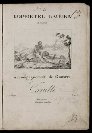 L' Immortel Laurier : Romance ; accompagnement de Guitarre