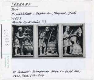 Ferrara: Monatsbilder vom Dom