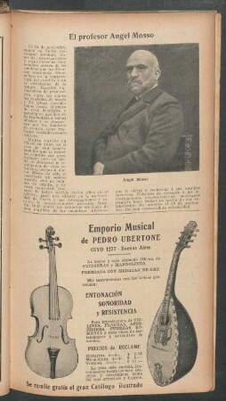 El profesor Angel Mosso