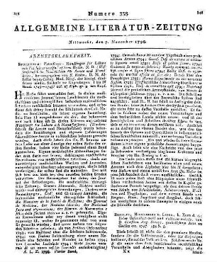 Struve, C. A.: Ueber Gesundheitswohl und Volksvorurtheile. Breslau, Hirschberg, Lissa: Korn 1797