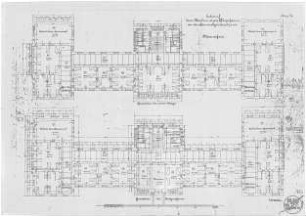 Männerhaus, Entwurf zum Neubau eines Pflegehauses an der Himmelgeisterstr.
