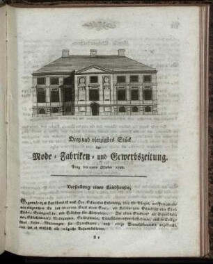 Drey und vierzigstes Stück. Prag den 22ten Oktober 1788.