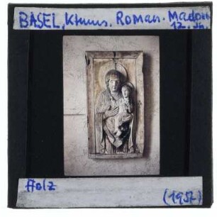 unbekannt, romanische Madonna (Basel)