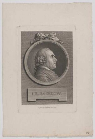 Bildnis des I. B. Basedow
