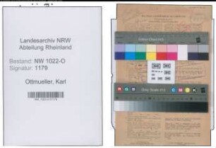 Entnazifizierung Karl Ottmueller , geb. 05.08.1907 (Beamter)