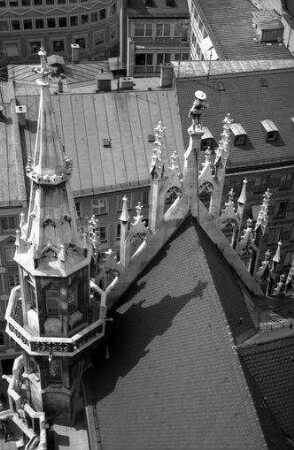 München: Giebelfigur vom Rathausturm