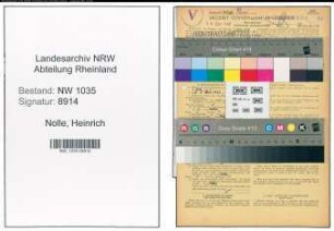 Entnazifizierung Heinrich Nolle , geb. 06.04.1906 (Steiger)