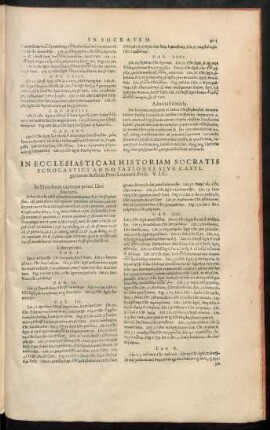 In Ecclesiasticam Historiam Socratis Scholastici Annotationes ...