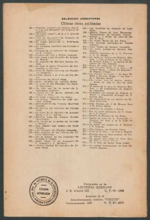 Colección Argentores - Últimas obras publicadas