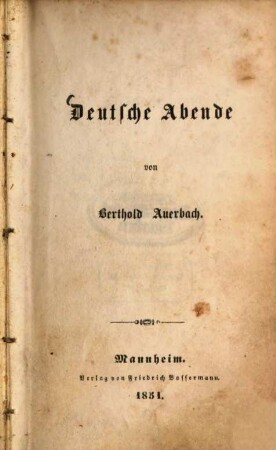 Deutsche Abende