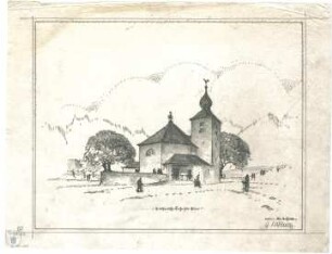 Bestelmeyer, German; Prien / Chiemsee; Ev. Kirche - Perspektive