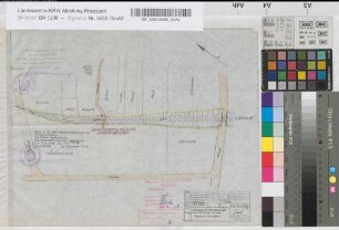 Aufhebung des Bahnüberganges in km 30,421 der Strecke Paderborn-Brilon-Wald: Lageplan, M. 1:1.000 Stnr.: 98, Iwü, Bunr.: 2, Blnr.: 1