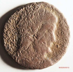 Römische Münze, Nominal Maiorina, Prägeherr Magnentius, Prägeort nicht bestimmbar, Original