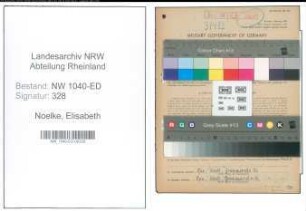 Entnazifizierung Elisabeth Noelke , geb. 20.02.1911 (Lehrerin)