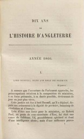 Dix ans de l'histoire d'Angleterre, 6