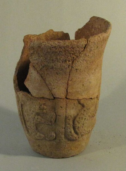 Fragment of a clay vessel