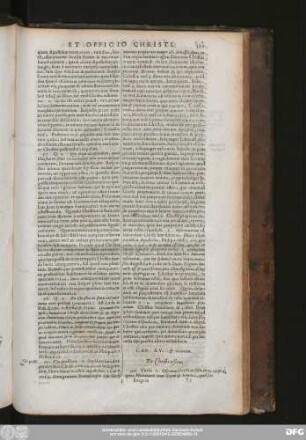 Cap. XV. & ultimum. De Christi officio.