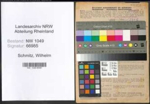 Entnazifizierung Wilhelm Schmitz , geb. 12.07.1898 (Gastwirt)