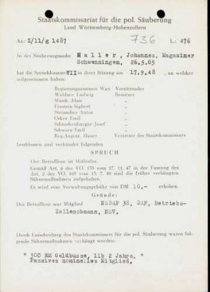 Haller, Johannes