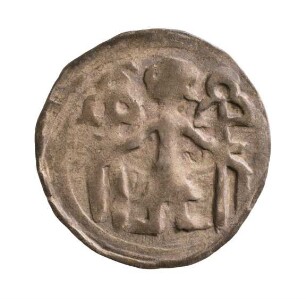 Münze, Pfennig, um 1365 (1323-1373)
