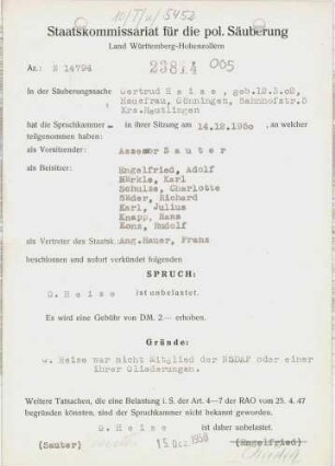 Heise, Gertrud