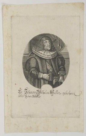 Bildnis des Johann Wilhelm Haller
