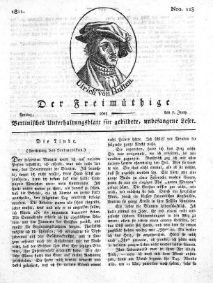 Nro. 113, Freitag, den 7. Juny 1811