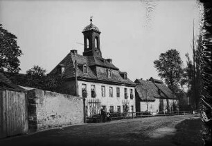 Dresden, Pulvermühle : Dresden-Löbtau, Pulvermühle. Ansicht des Herrenhauses