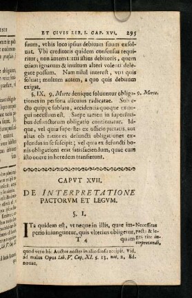 295-308, Caput XVII