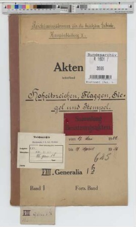 Hoheitszeichen, Flaggen, Siegel und Stempel