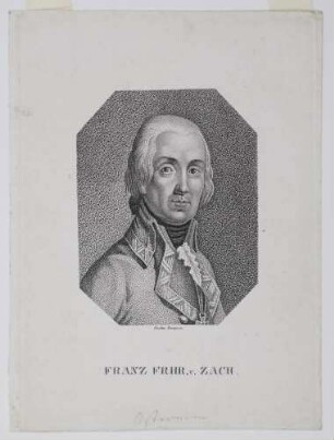 Porträt Franz Freiherr von Zach