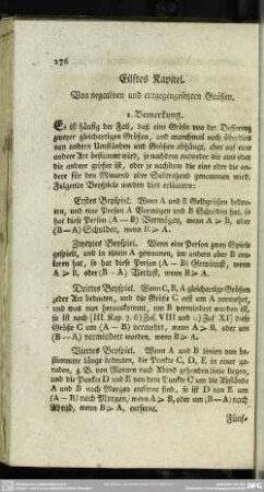 Eilftes Kapitel. Von negativen und entgegengesetzten Größen