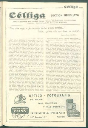 Céltiga - Sección Uruguaya