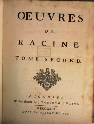 Oeuvres De Racine, 2