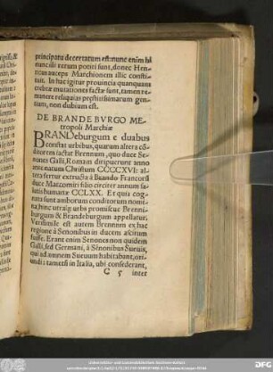 De Brandeburgo Metropoli Marchiae