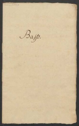 Basso (Chor)