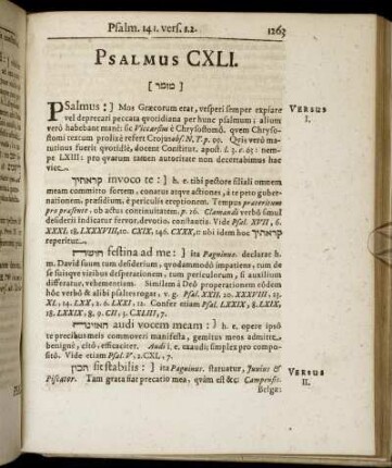 Psalmus CXLI.