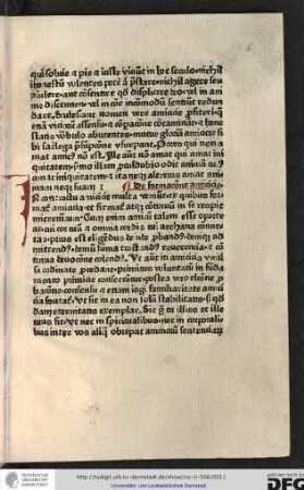 De formatione amicitie